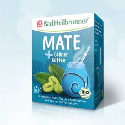Bad Heilbrunner ハーブティー マテ+グリーンコーヒー(コーヒー マテ茶) 30g